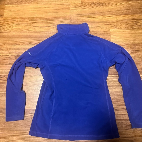 Y2K Blue Columbia Zip Up - Picture 3 of 4